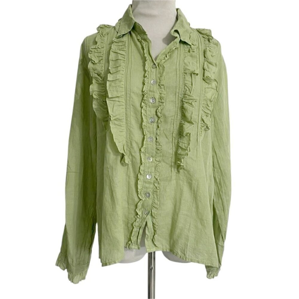 Sundance JP and Mattie Size Medium Top Blouse Boho Lagenlook Artsy Cotton